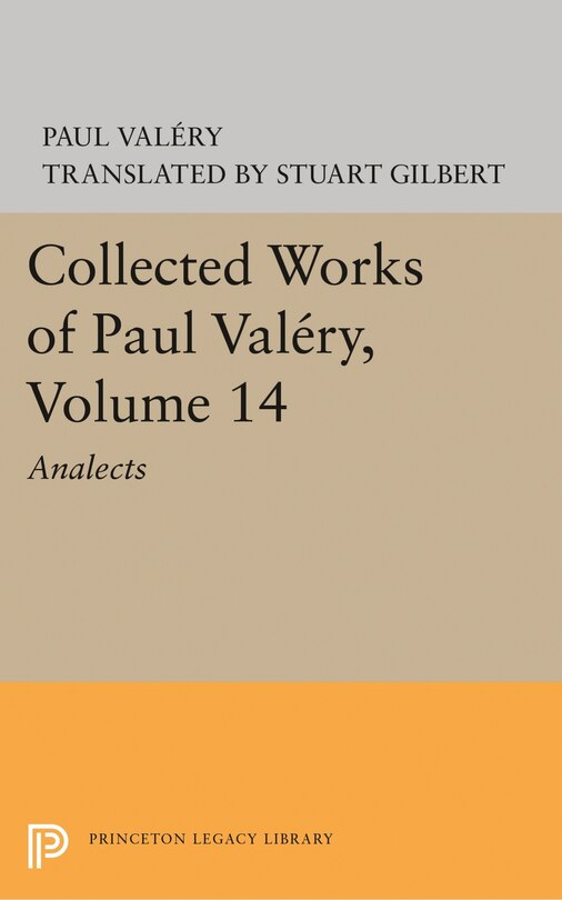 Couverture_Collected Works of Paul Valery, Volume 14