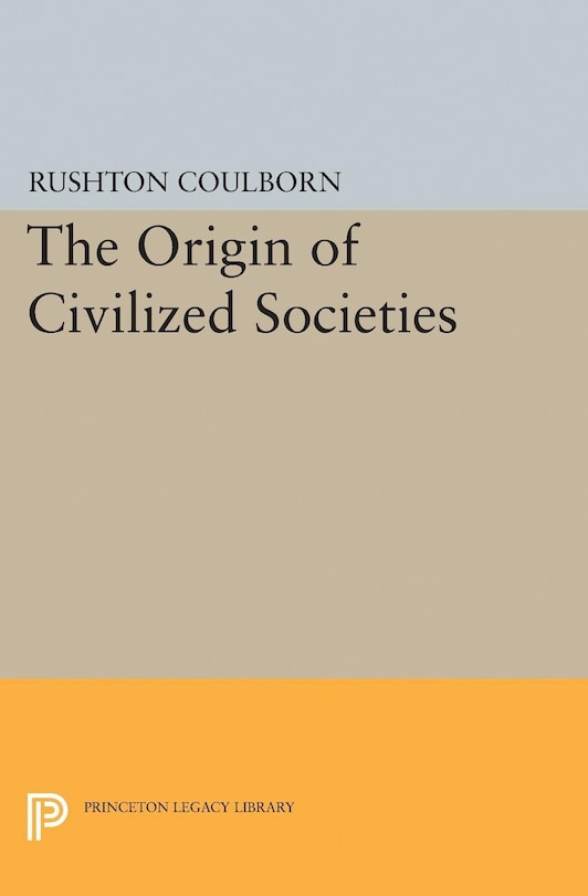 Couverture_Origin of Civilized Societies