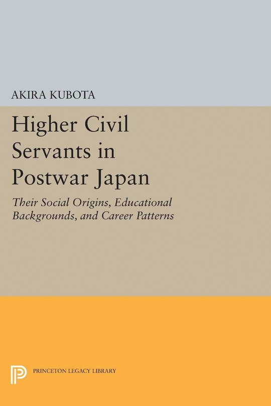 Couverture_Higher Civil Servants in Postwar Japan