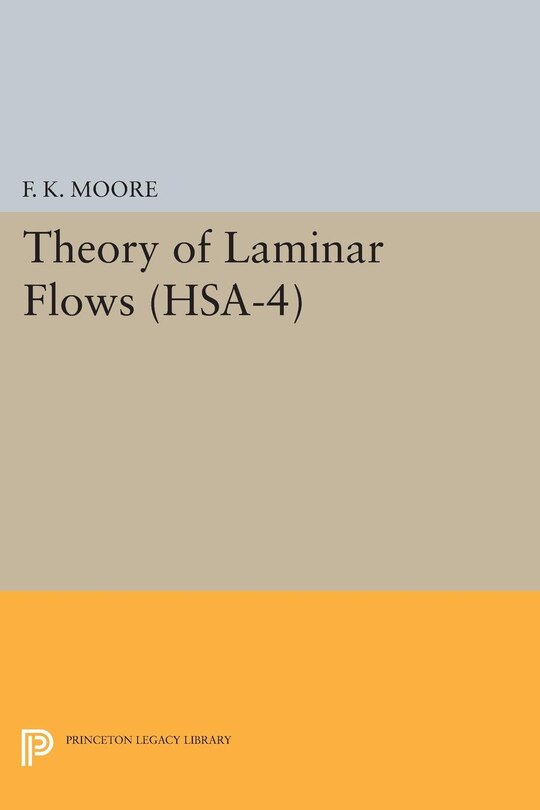 Front cover_Theory of Laminar Flows. (HSA-4), Volume 4