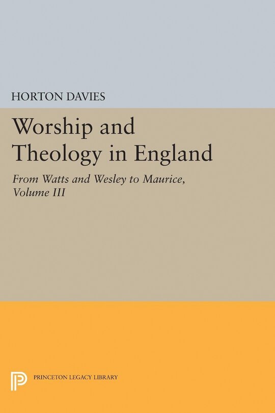 Front cover_Worship and Theology in England, Volume III