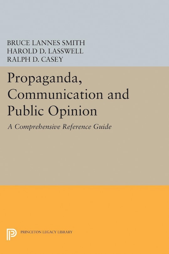 Couverture_Propaganda, Communication and Public Opinion