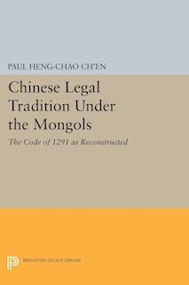 Couverture_Chinese Legal Tradition Under the Mongols