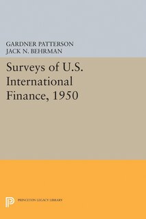 Couverture_Surveys Of U.s. International Finance, 1950