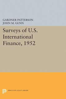 Couverture_Surveys of U.S. International Finance, 1952