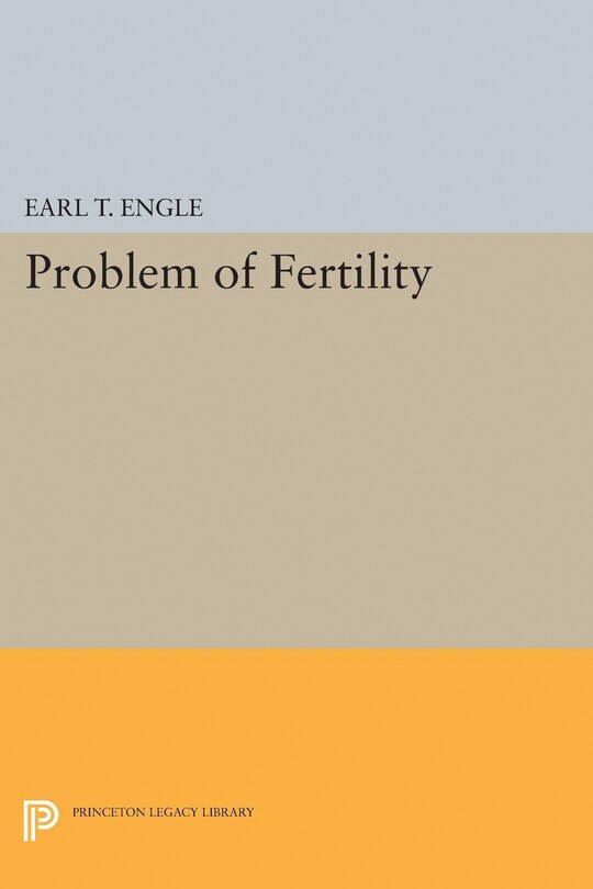 Couverture_Problem of Fertility
