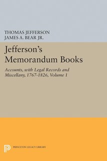 Front cover_Jefferson's Memorandum Books, Volume 1