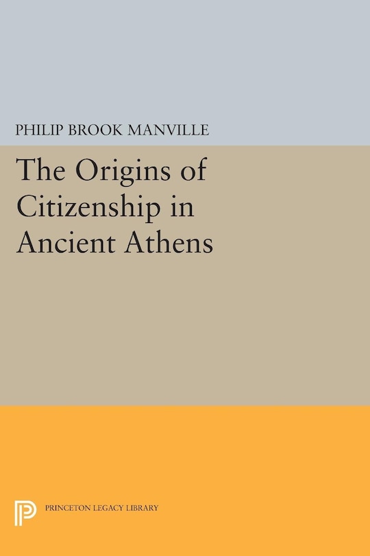 Front cover_The Origins of Citizenship in Ancient Athens
