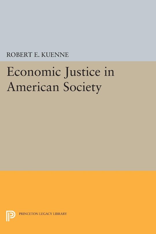 Front cover_Economic Justice in American Society