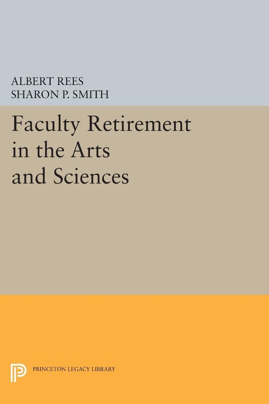Front cover_Faculty Retirement in the Arts and Sciences