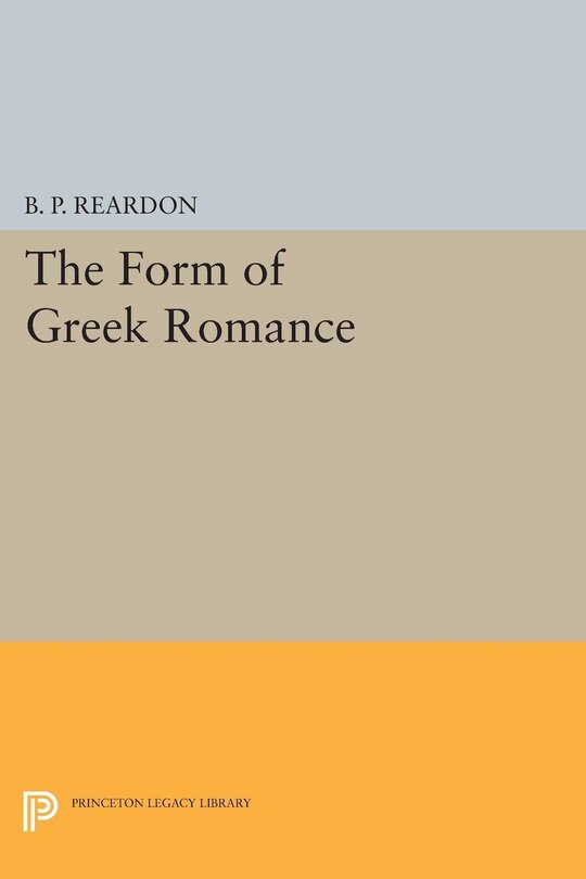 Couverture_The Form of Greek Romance