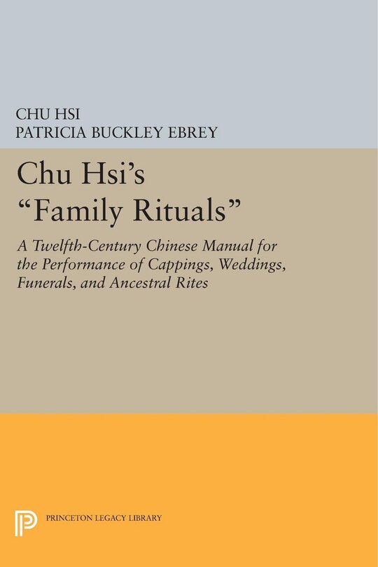 Couverture_Chu Hsi's Family Rituals