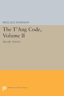 Front cover_The T'ang Code, Volume II