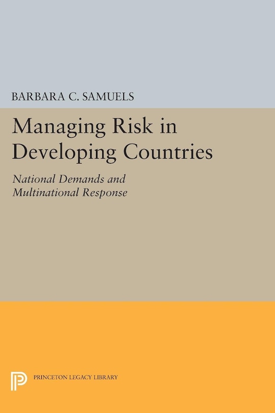 Front cover_Managing Risk in Developing Countries
