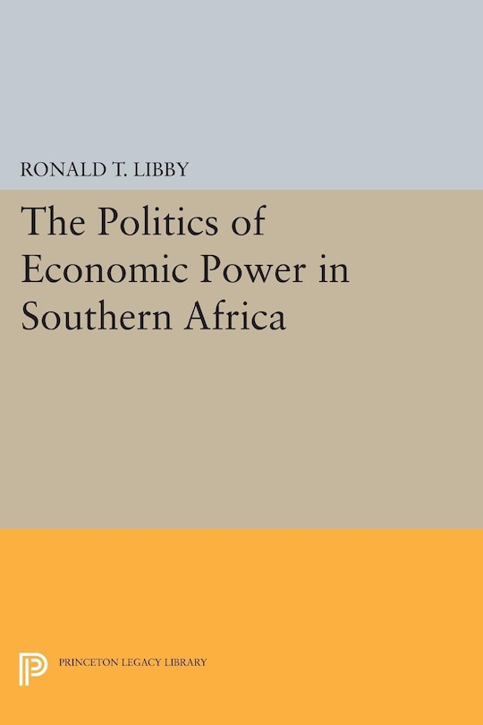 Couverture_The Politics of Economic Power in Southern Africa