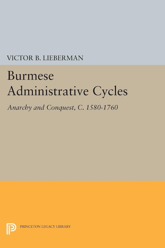 Front cover_Burmese Administrative Cycles