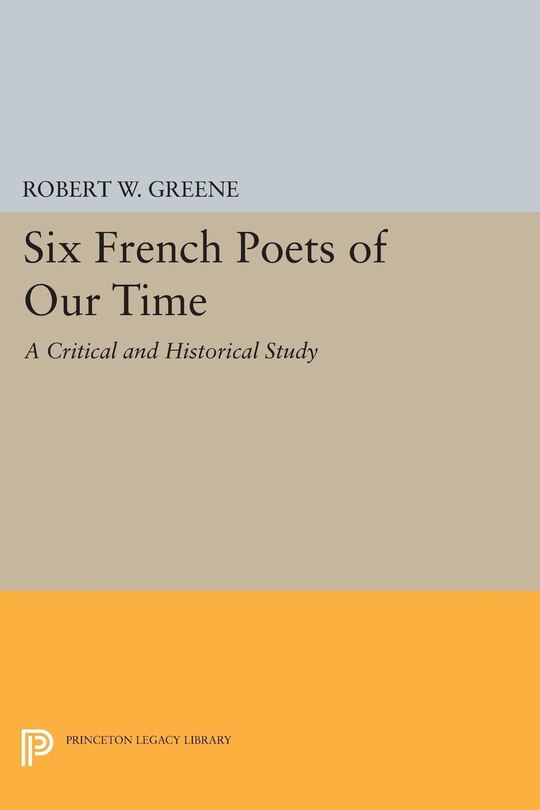 Front cover_Six French Poets of Our Time