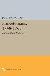 Front cover_Princetonians, 1748-1768