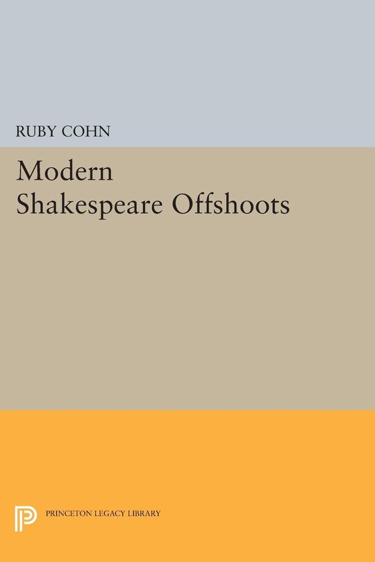 Front cover_Modern Shakespeare Offshoots