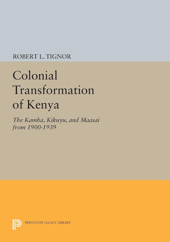 Couverture_Colonial Transformation of Kenya