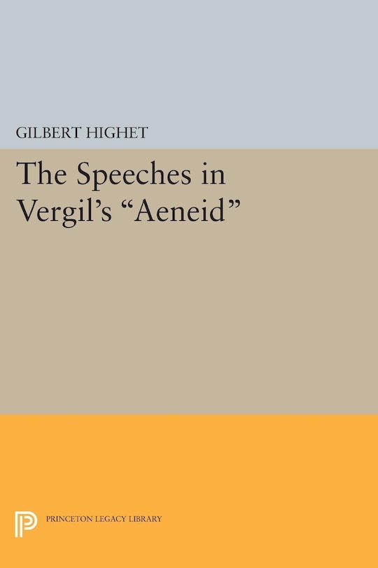 Front cover_The Speeches In Vergil's Aeneid