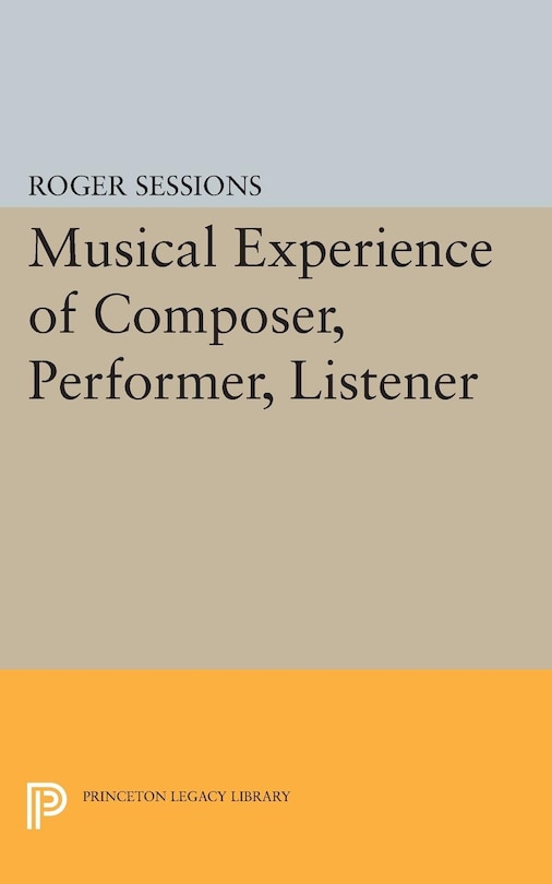 Couverture_Musical Experience of Composer, Performer, Listener