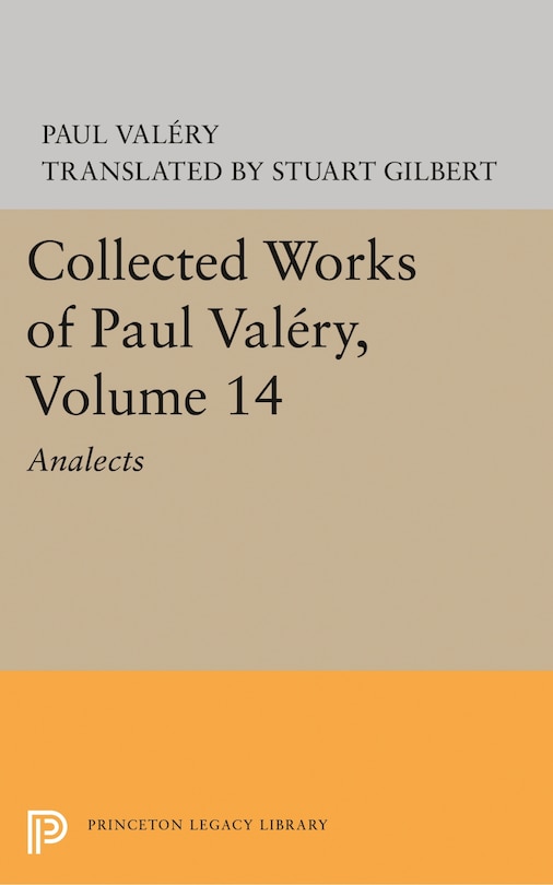 Couverture_Collected Works of Paul Valery, Volume 14