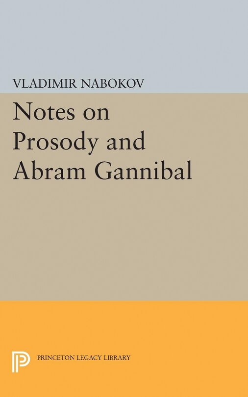 Front cover_Notes on Prosody and Abram Gannibal