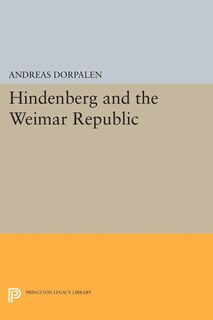 Front cover_Hindenberg and the Weimar Republic