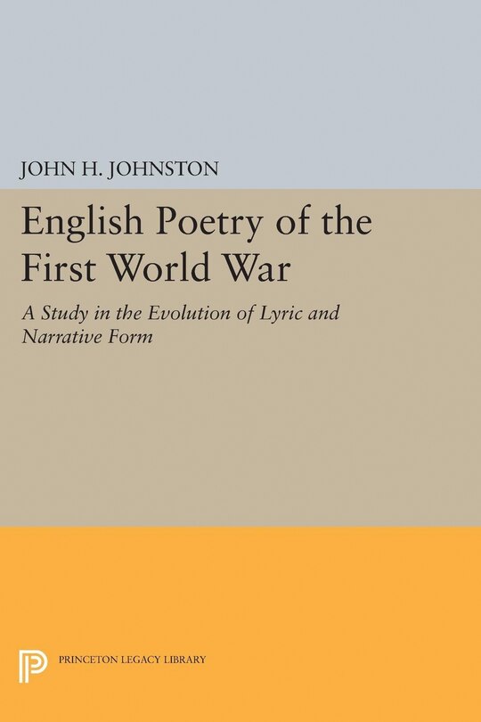 Front cover_English Poetry of the First World War