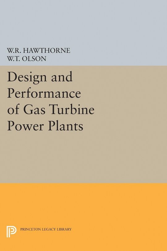 Front cover_Design and Performance of Gas Turbine Power Plants