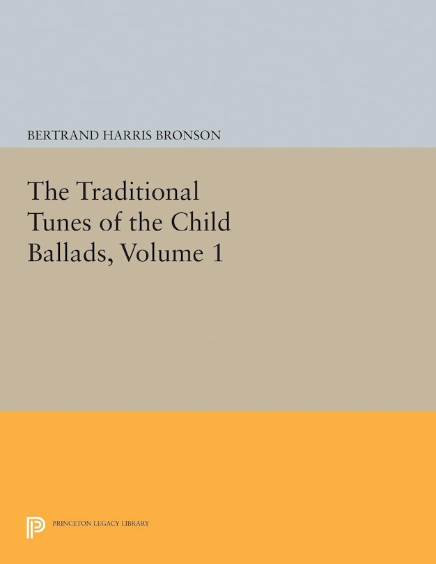 Front cover_The Traditional Tunes of the Child Ballads, Volume 1