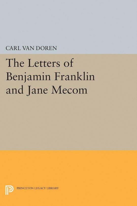 Front cover_Letters of Benjamin Franklin and Jane Mecom