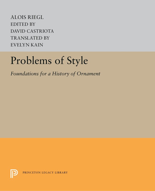Front cover_Problems Of Style