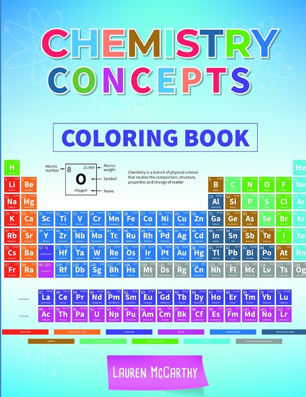 Front cover_Chemistry Concepts Coloring Book