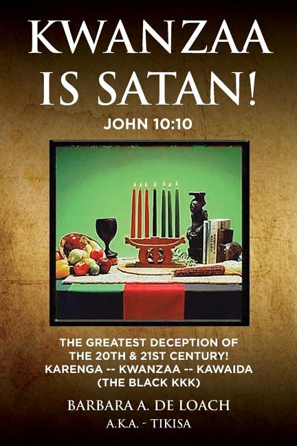 Couverture_Kwanzaa Is Satan! John 10