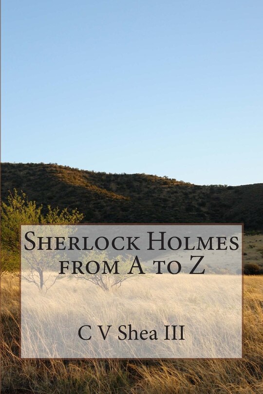 Front cover_Sherlock Holmes from A to Z