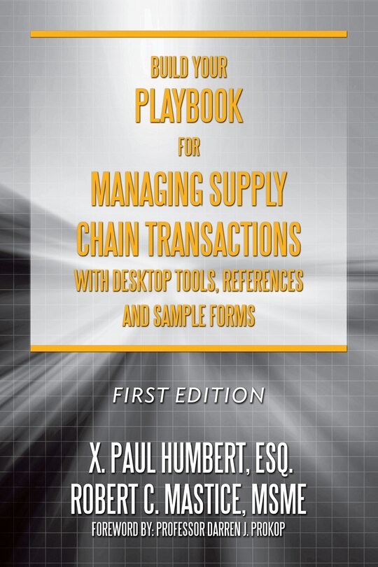 Front cover_Build Your Playbook For Managing Supply Chain Transactions