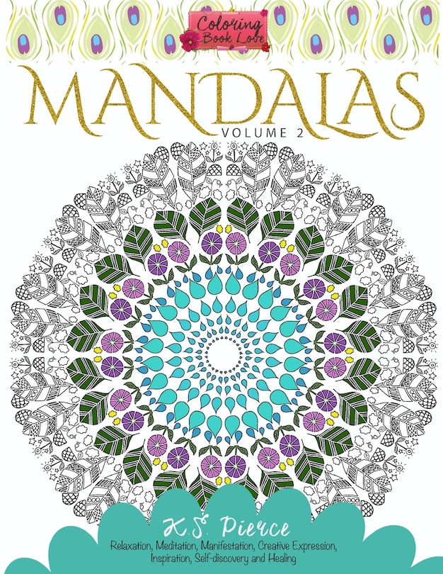 Front cover_Coloring Book Love Mandalas Volume 2