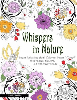 Front cover_Whispers In Nature Adult Coloring Books