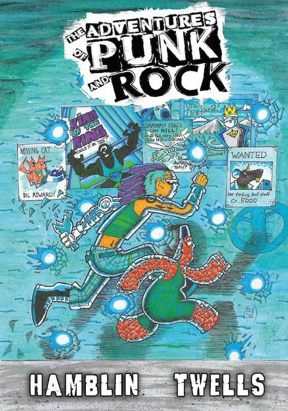 Front cover_The Adventures of Punk and Rock Volume #1