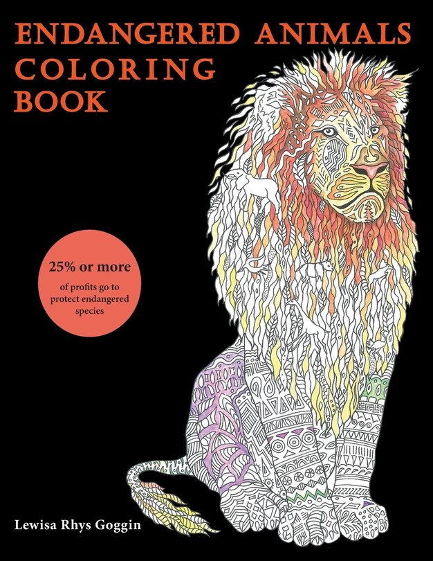 Front cover_Endangered Animals Coloring Book