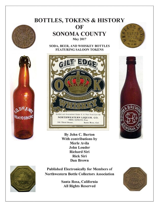 Couverture_Bottles, Tokens, Beer Cans and History of Sonoma County