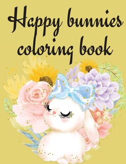 Front cover_Happy Bunnies Coloring Book