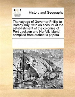 Front cover_The Voyage Of Governor Phillip To Botany Bay; With An Account Of The Establishment Of The Colonies Of Port Jackson And Norfolk Island; Compiled From Authentic Papers