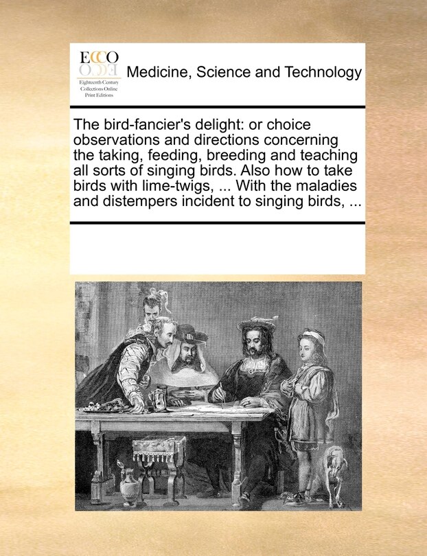 Front cover_The Bird-Fancier's Delight