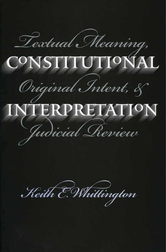Front cover_Constitutional Interpretation
