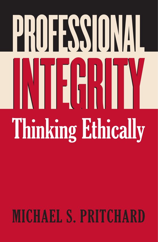 Front cover_Professional Integrity