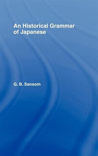 Couverture_Historical Grammar of Japanese