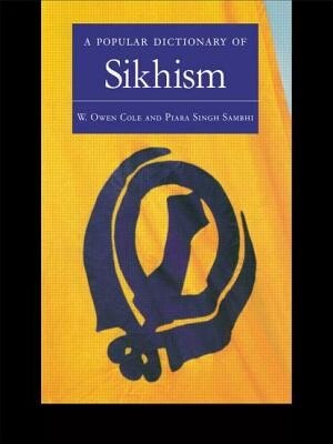 Front cover_A Popular Dictionary Of Sikhism